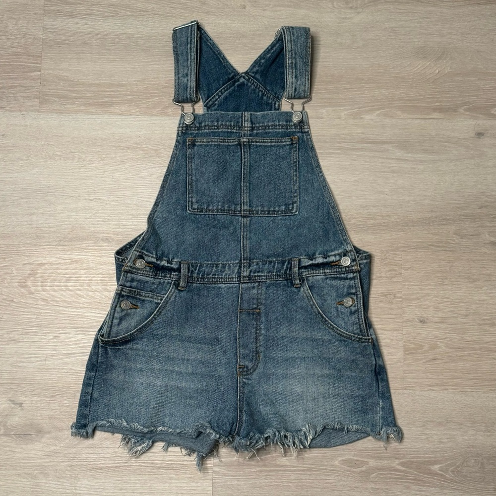 Brandy Melville Denim Overall Shorts